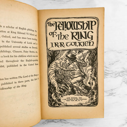 The Fellowship of the Ring by J.R.R. Tolkien [FIRST PAPERBACK PRINTING] Ace Books / 1964