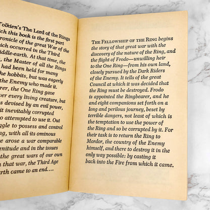 The Fellowship of The Ring by J.R.R. Tolkien [1971 SPECIAL EDITION PAPERBACK]