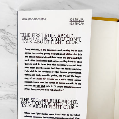 Fight Club by Chuck Palahniuk [FIRST EDITION] 1996