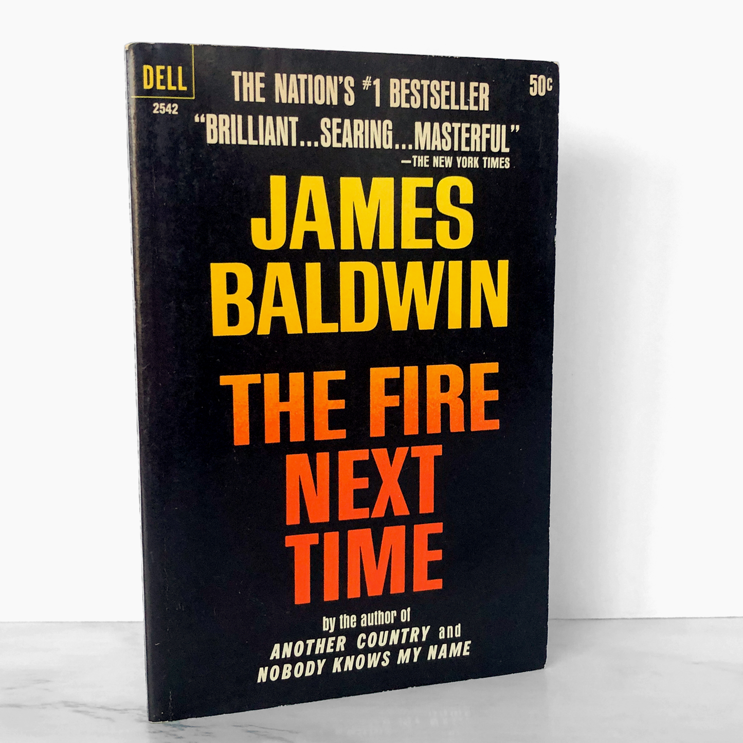 The Fire Next Time by James Baldwin [FIRST PAPERBACK EDITION] 1964 • Dell