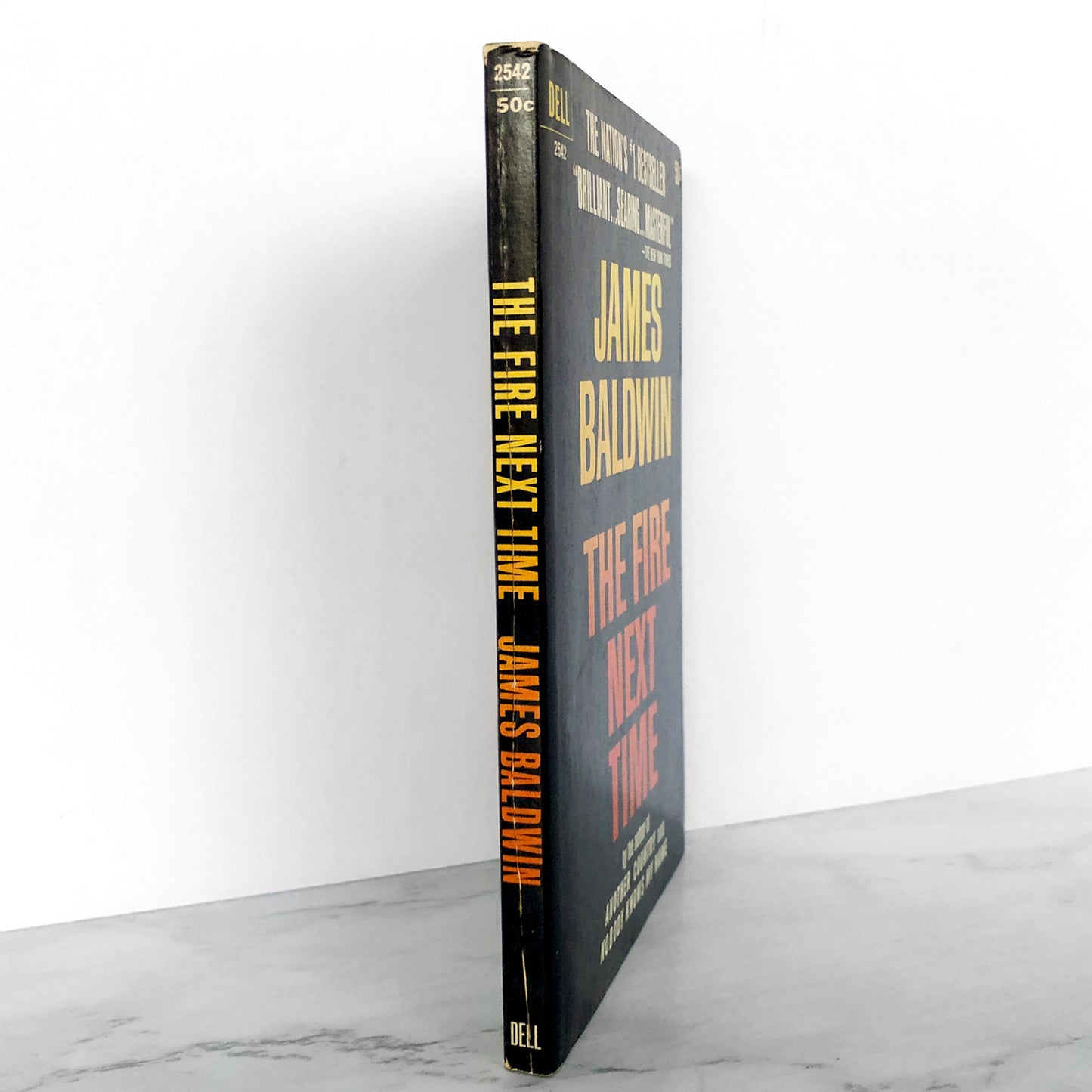 The Fire Next Time by James Baldwin [FIRST PAPERBACK EDITION] 1964 • Dell