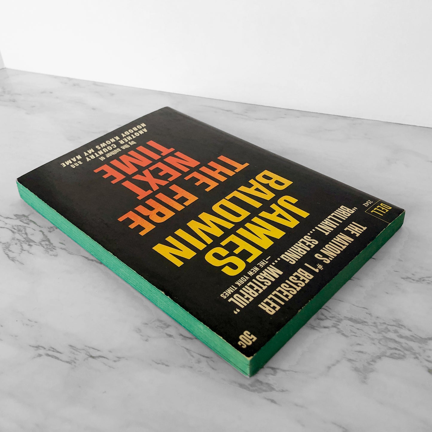 The Fire Next Time by James Baldwin [FIRST PAPERBACK EDITION] 1964 • Dell