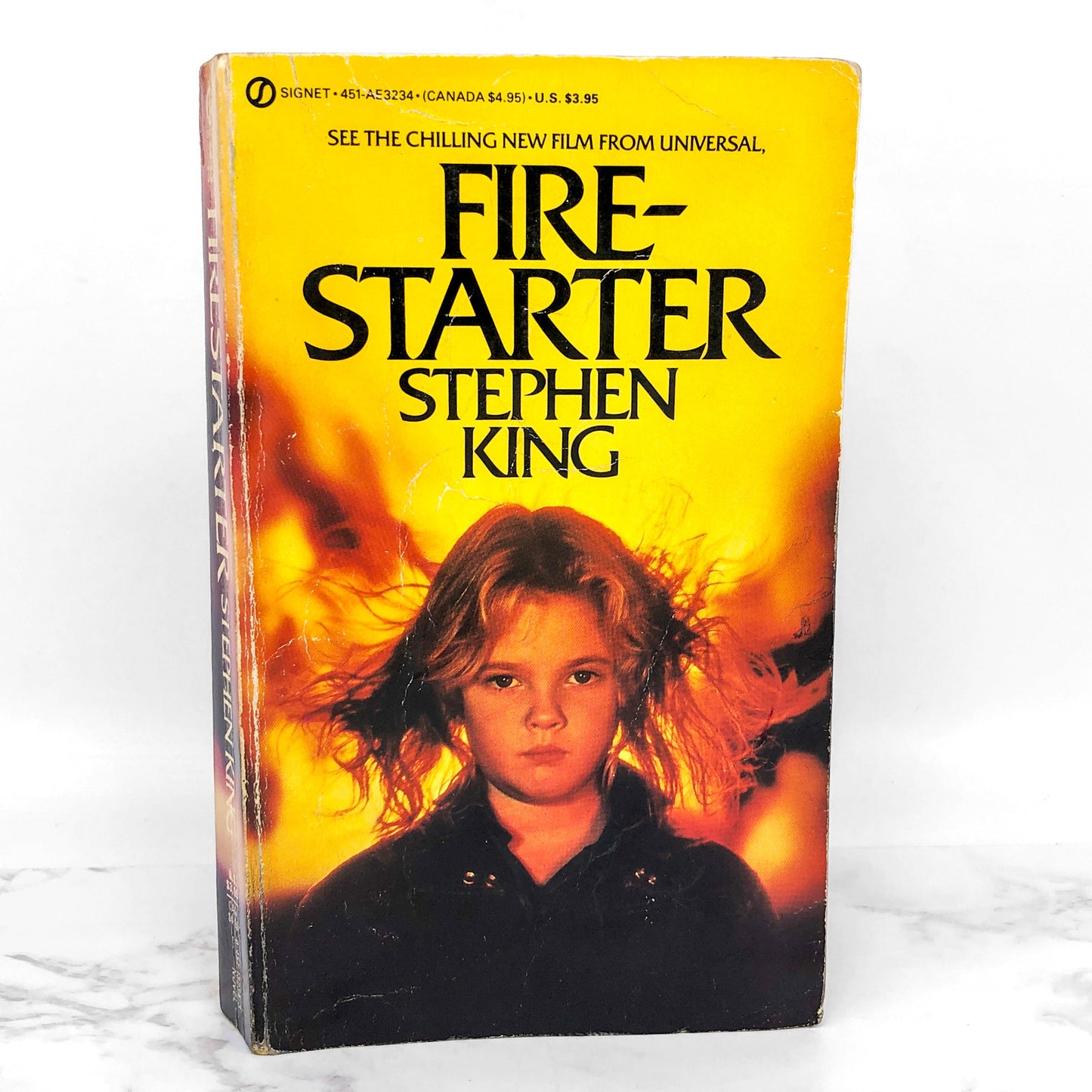 Firestarter by Stephen King [MOVIE TIE-IN PAPERBACK] 1984