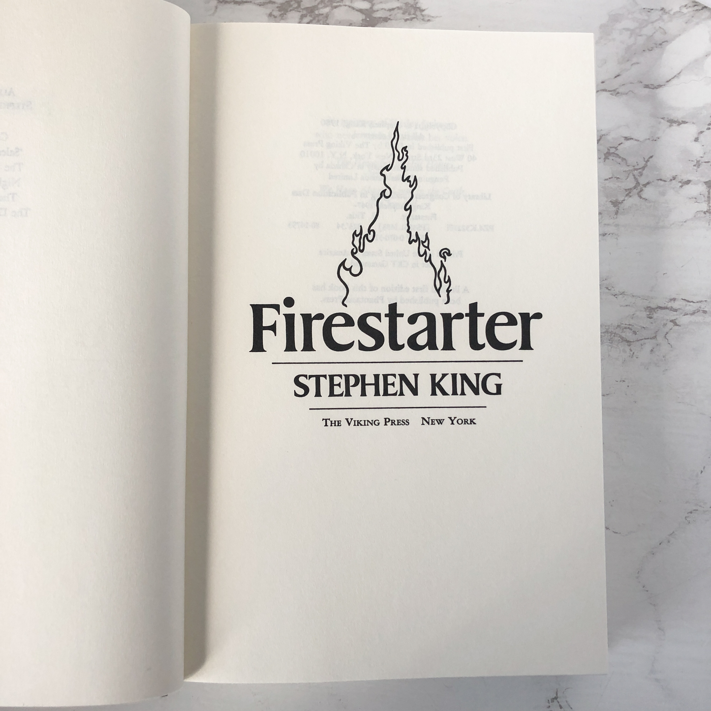 Firestarter by Stephen King [FIRST BC EDITION / 1980] - Bookshop Apocalypse