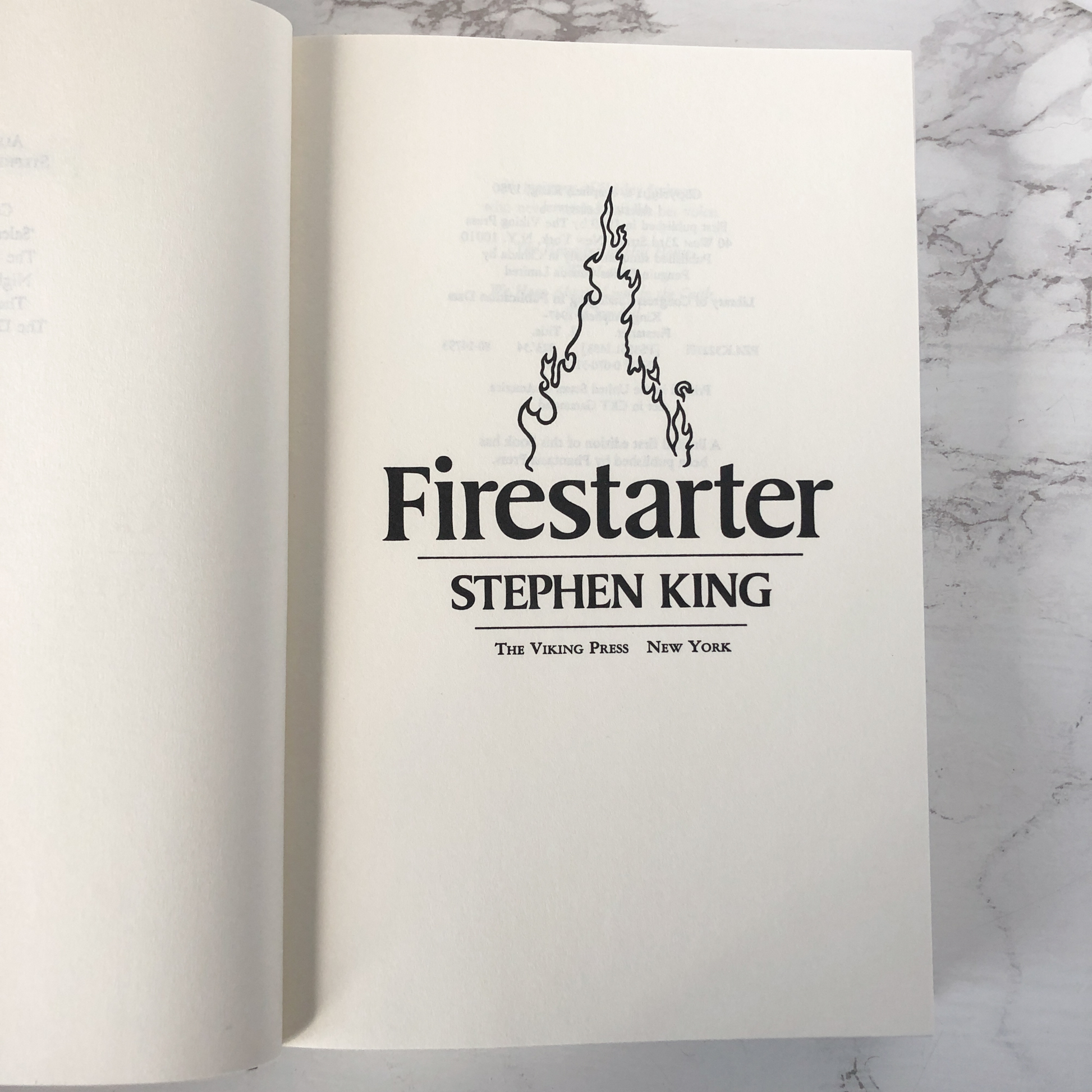 Firestarter by Stephen King [FIRST BC EDITION / 1980] - Bookshop Apocalypse