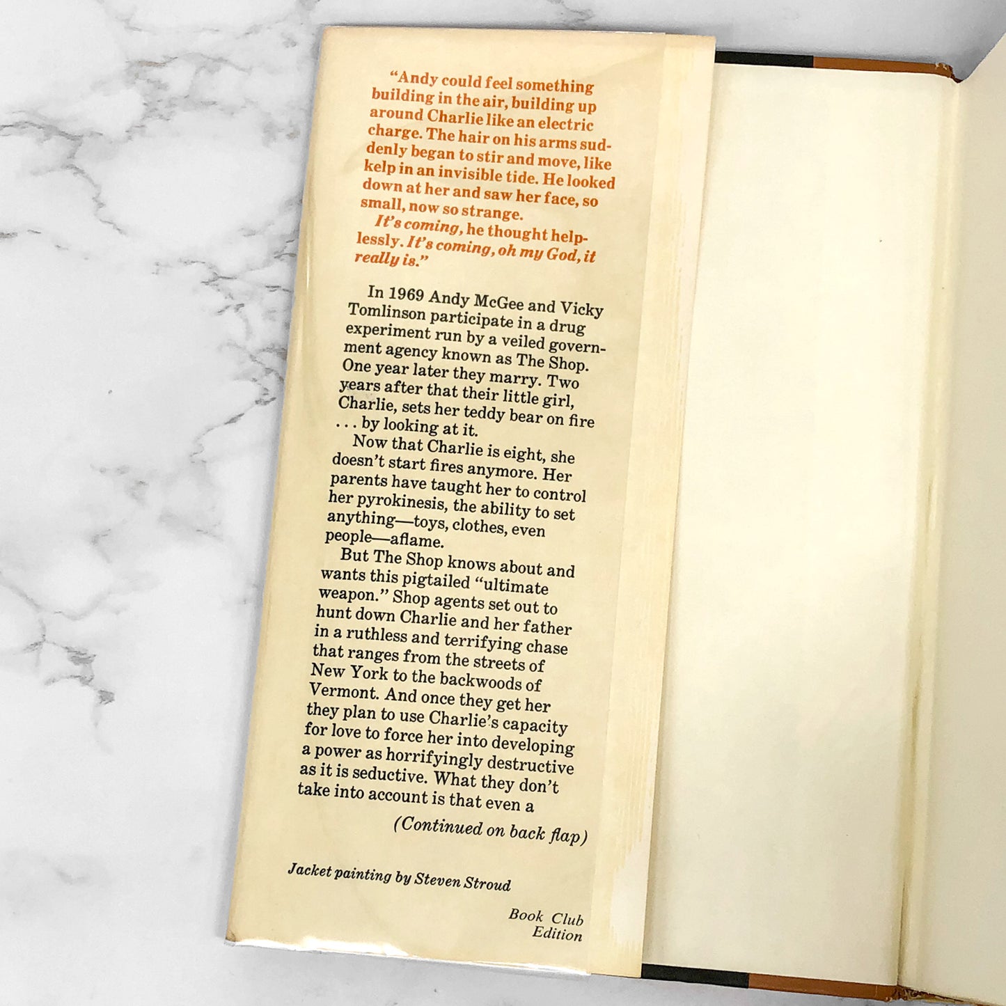 Firestarter by Stephen King [1980 HARDCOVER]