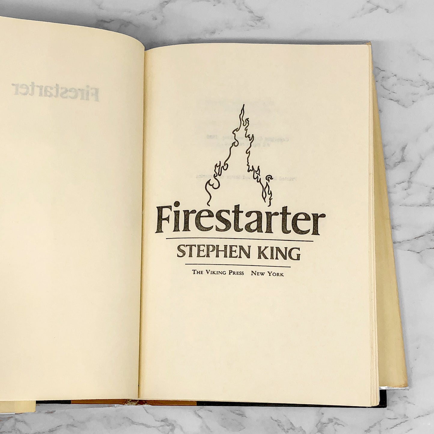 Firestarter by Stephen King [1980 HARDCOVER]