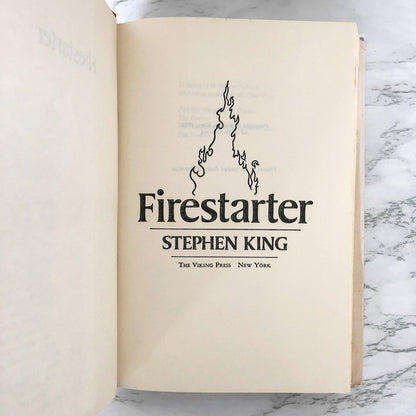 Firestarter by Stephen King [BOOK CLUB EDITION / 1980]