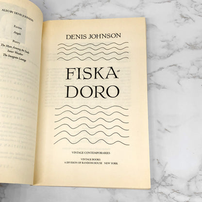 Fiskadoro by Denis Johnson [1986] FIRST PAPERBACK EDITION
