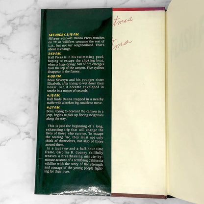 Flash Fire by Caroline B. Cooney [FIRST EDITION • FIRST PRINTING] 1995 • Scholastic