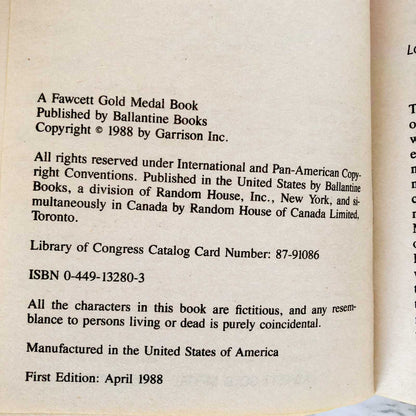 Floater by Gary Brandner [FIRST EDITION PAPERBACK] 1988 • Fawcett Gold