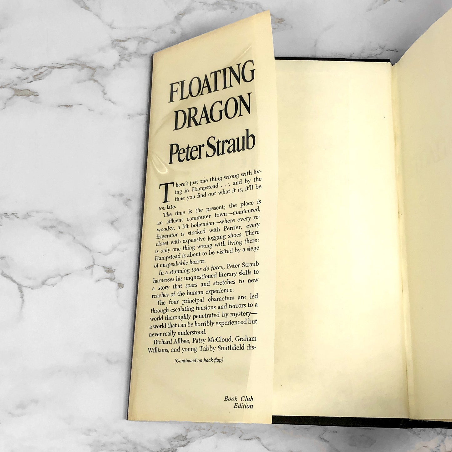 Floating Dragon by Peter Straub [1983 HARDCOVER] BCE • G.P. Putnam's Sons