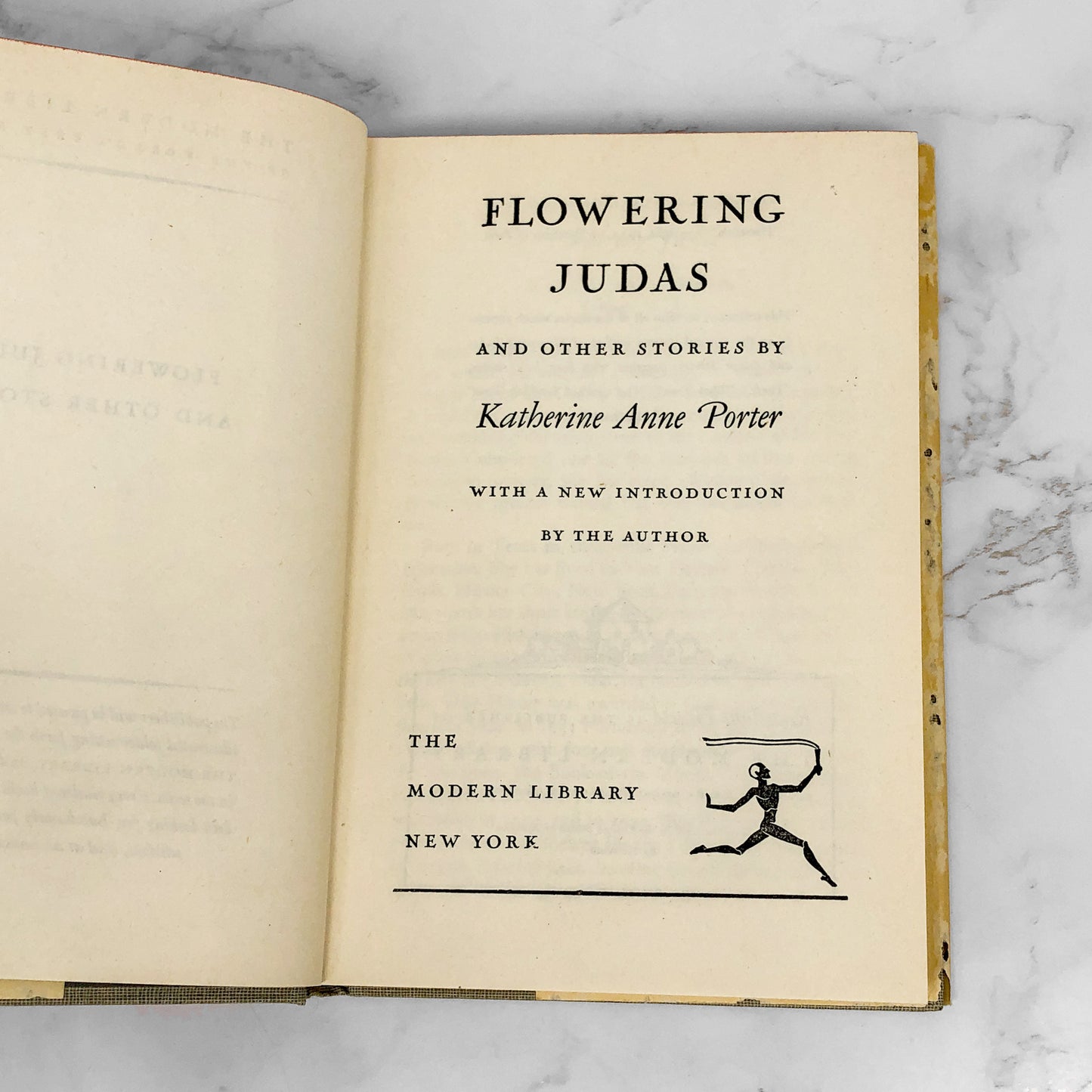 Flowering Judas & Other Stories by Katherine Anne Porter [1958 HARDCOVER] • The Modern Library