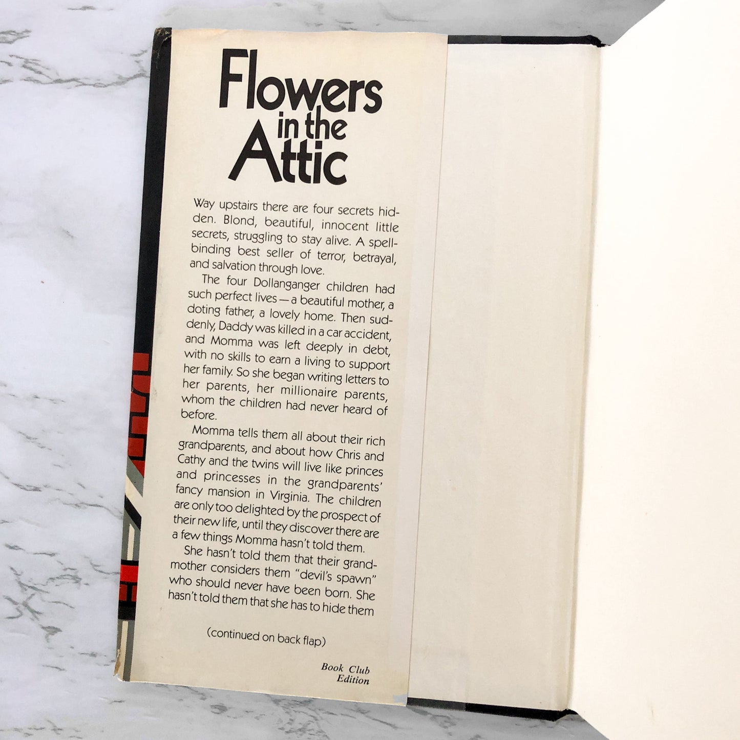 Flowers in the Attic by V.C. Andrews [BOOK CLUB EDITION / 1979]