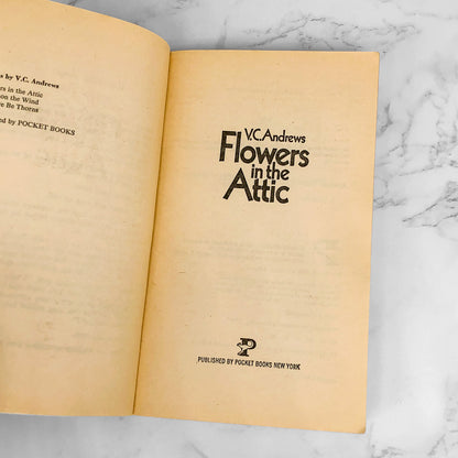 Flowers in the Attic by V.C. Andrews [FIRST PAPERBACK EDITION] 1979 • Pocket