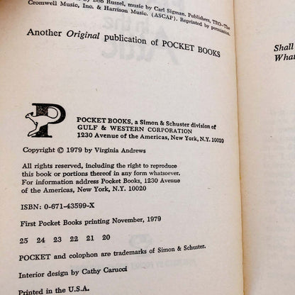 Flowers in the Attic by V.C. Andrews [1979 PAPERBACK]