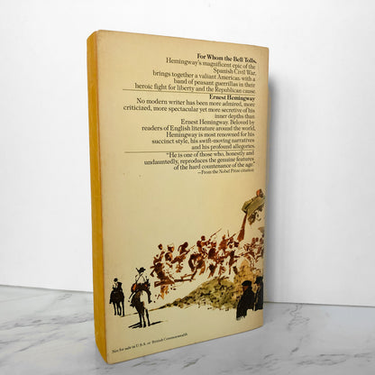 For Whom the Bell Tolls by Ernest Hemingway [1976 PAPERBACK] - Bookshop Apocalypse