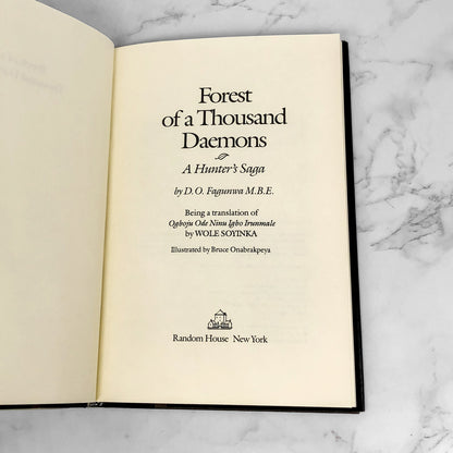 Forest of a Thousand Daemons: A Hunter's Saga by D.O. Fagunwa [U.S. FIRST EDITION] 1983