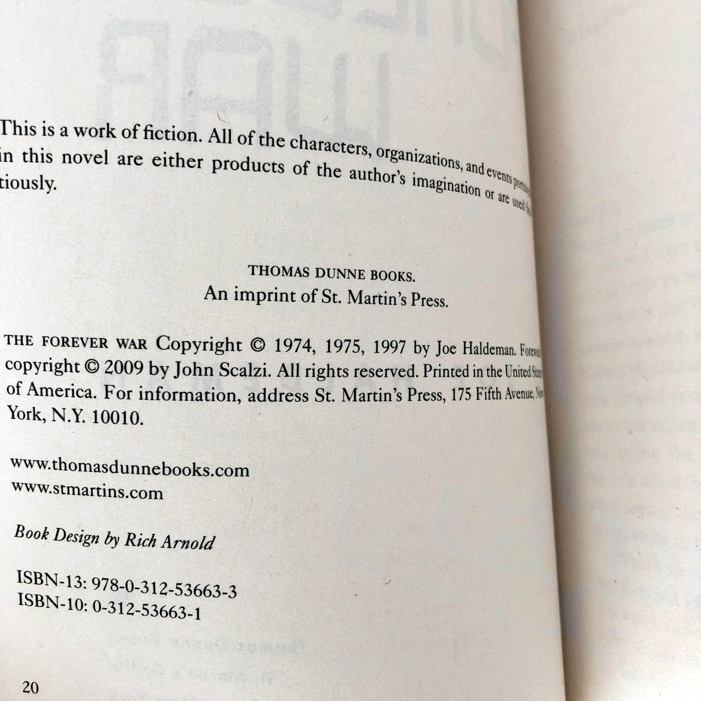 The Forever War by Joe Haldeman [TRADE PAPERBACK / 2009]