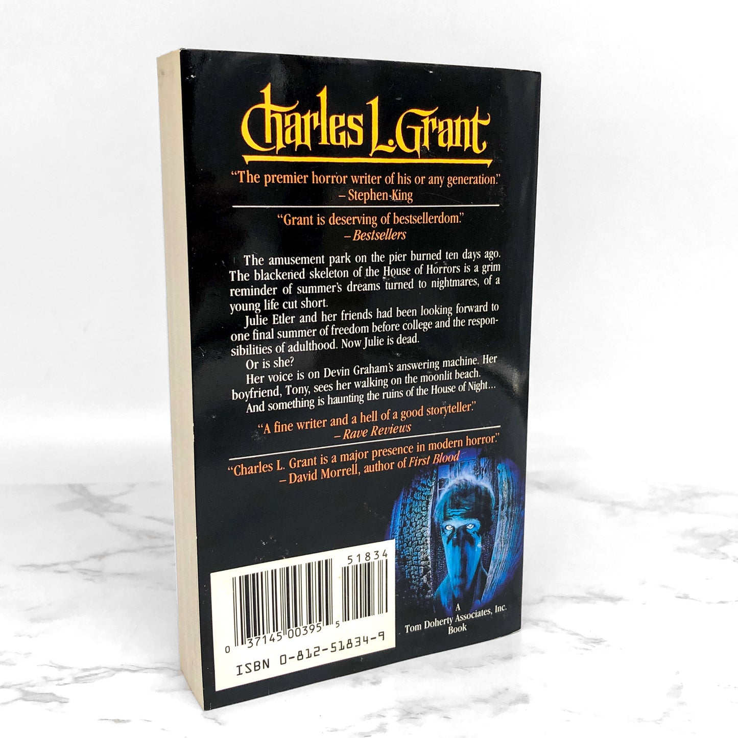 For Fear of the Night by Charles L. Grant [FIRST PAPERBACK PRINTING] 1988