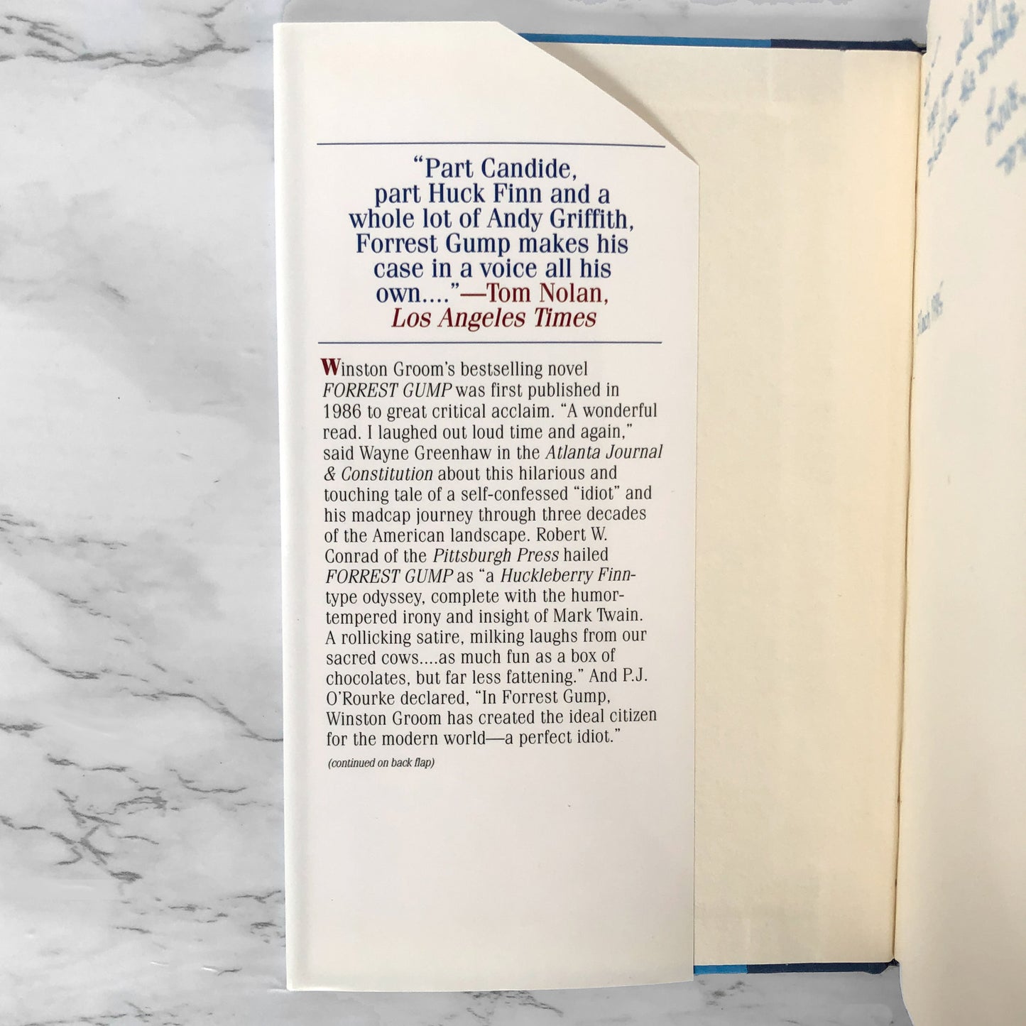 Forrest Gump by Winston Groom [SECOND EDITION] Rare 1994 Hardcover