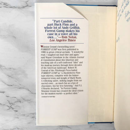 Forrest Gump by Winston Groom [SECOND EDITION] Rare 1994 Hardcover