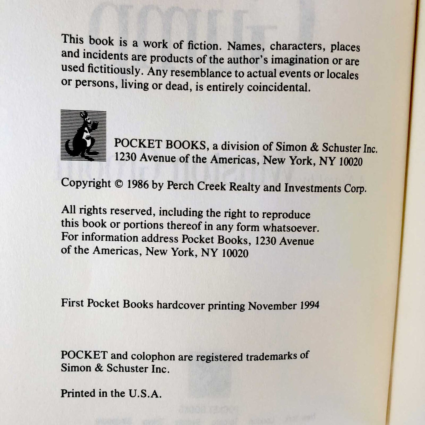 Forrest Gump by Winston Groom [SECOND EDITION] Rare 1994 Hardcover