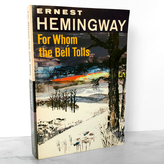 For Whom the Bell Tolls by Ernest Hemingway [TRADE PAPERBACK] 1968 • Scribner
