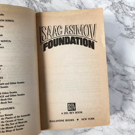 Foundation by Isaac Asimov [1989 PAPERBACK] - Bookshop Apocalypse