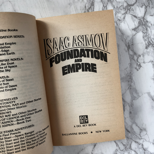 Foundation and Empire by Isaac Asimov [1989 PAPERBACK] - Bookshop Apocalypse