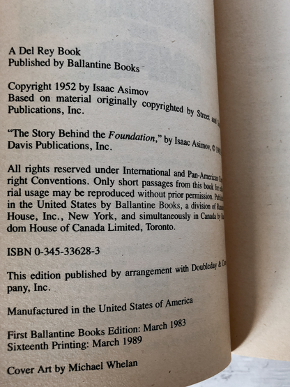 Foundation and Empire by Isaac Asimov [1989 PAPERBACK] - Bookshop Apocalypse
