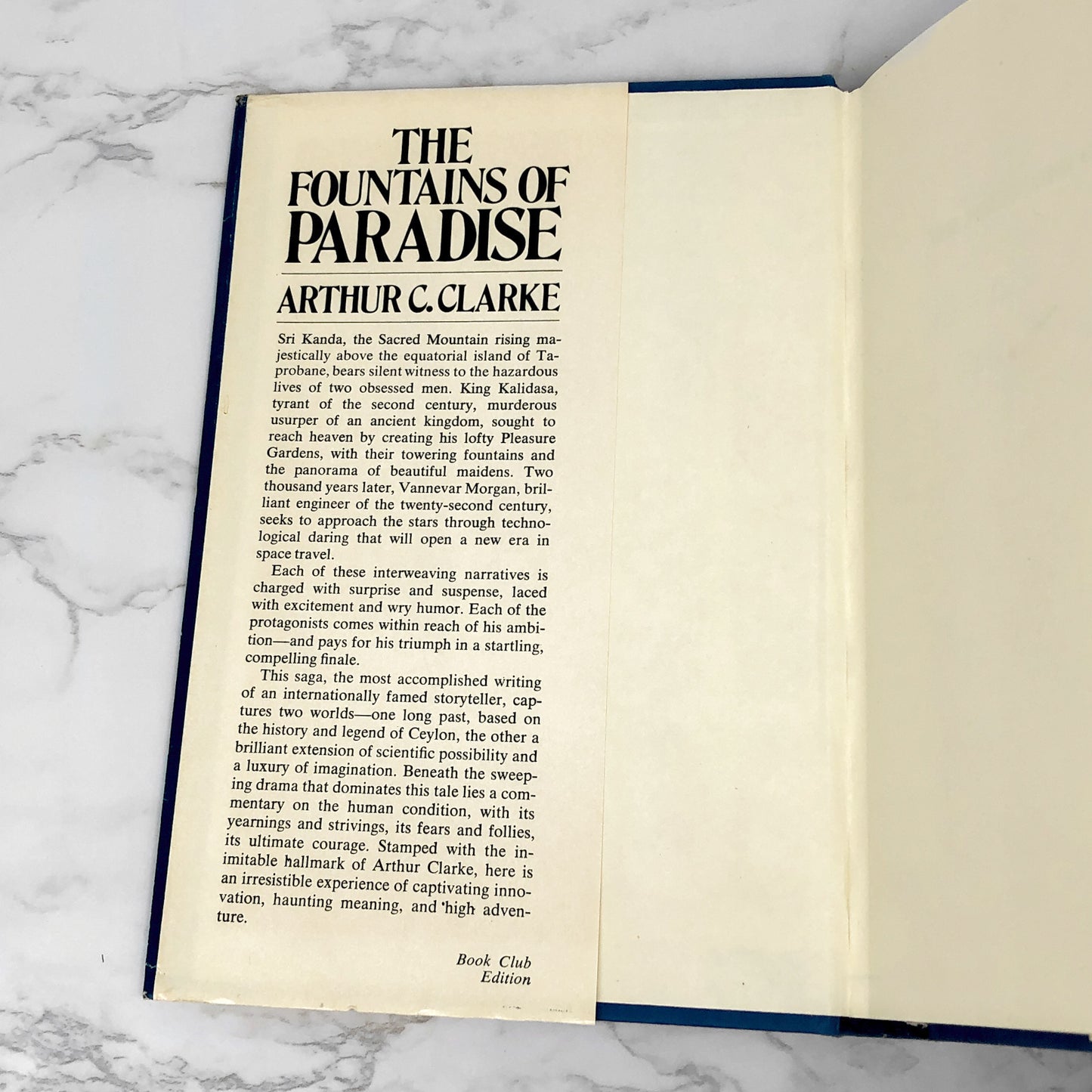 The Fountains of Paradise by Arthur C. Clarke [1979 HARDCOVER] BCE • HBJ