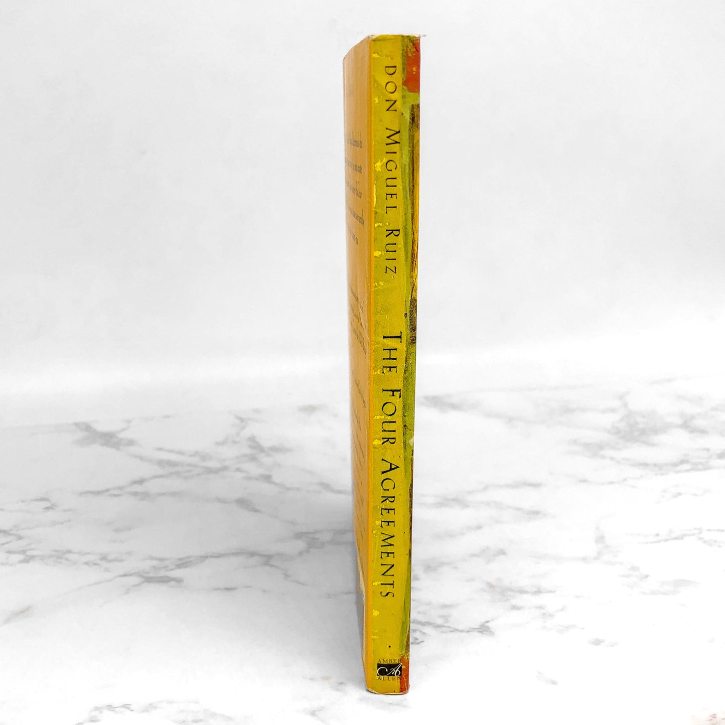 The Four Agreements by Don Miguel Ruiz [FIRST EDITION PAPERBACK] 1997 • Amber-Allen