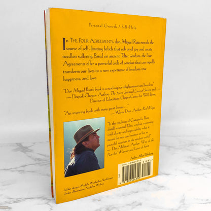 The Four Agreements by Don Miguel Ruiz [FIRST EDITION PAPERBACK] 1997 • Amber-Allen