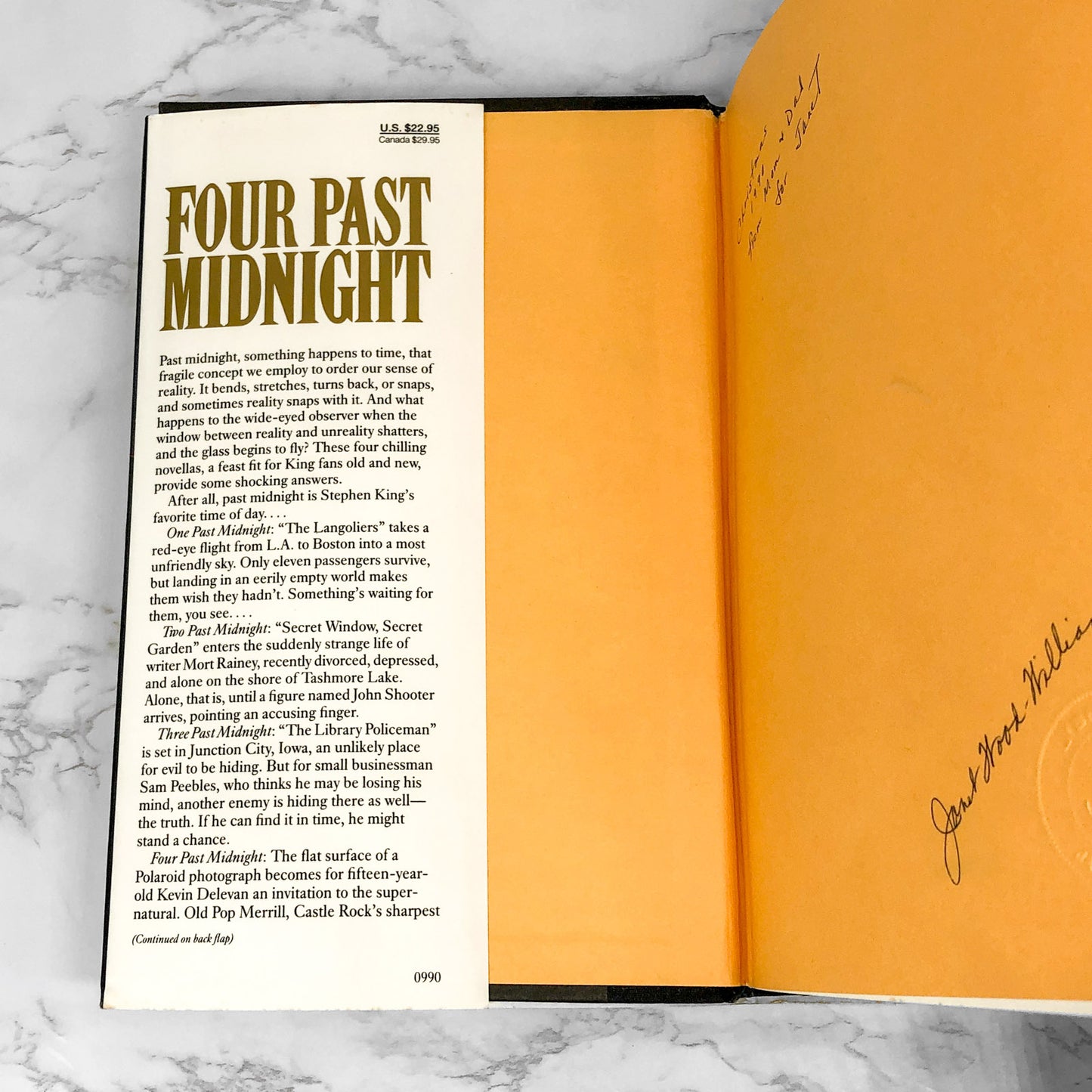 Four Past Midnight by Stephen King [1990 FIRST EDITION / FIRST PRINTING]