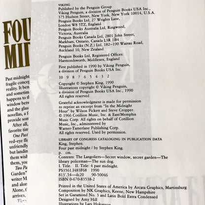 Four Past Midnight by Stephen King [1990 FIRST EDITION / FIRST PRINTING]