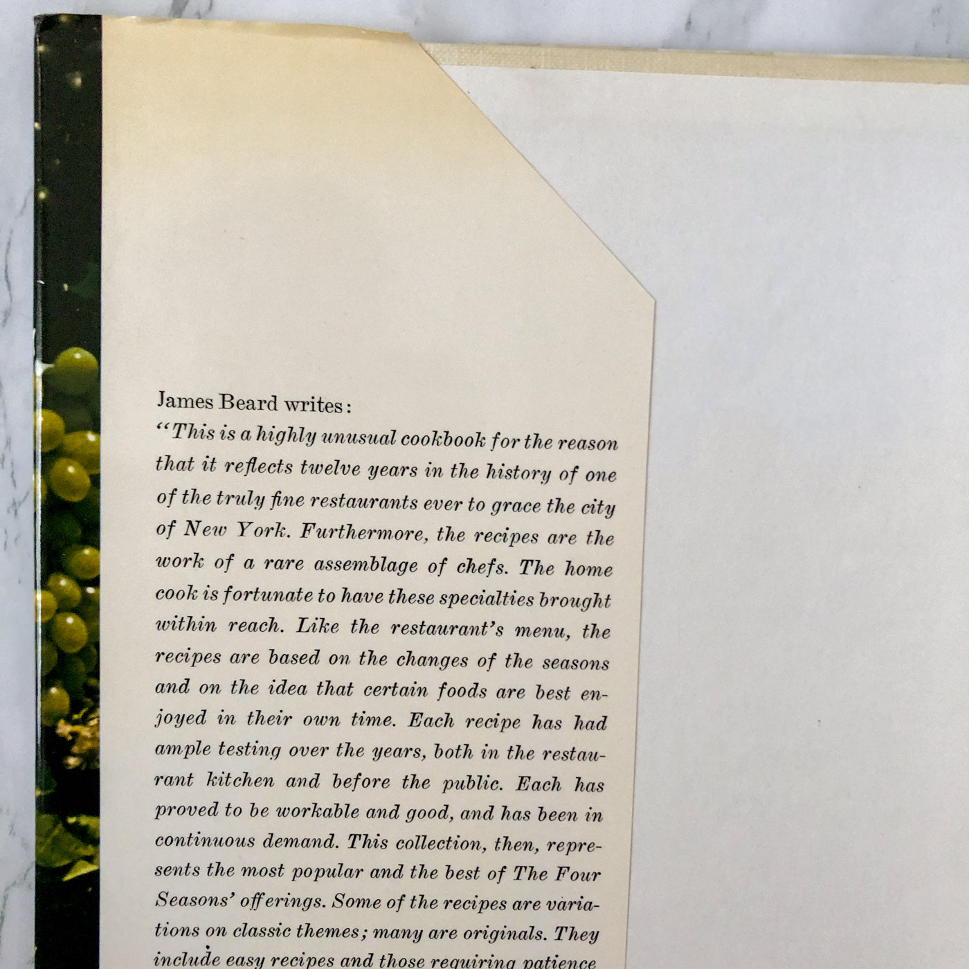 The Four Seasons Cookbook by Charlotte Adams & James Beard [FIRST EDITION]