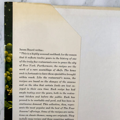 The Four Seasons Cookbook by Charlotte Adams & James Beard [FIRST EDITION]
