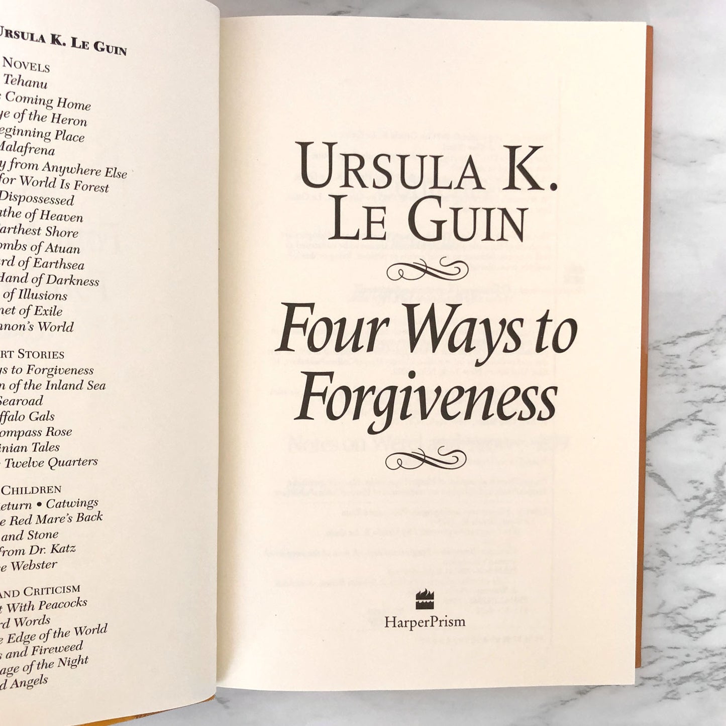 Four Ways to Forgiveness by Ursula K. Le Guin [FIRST EDITION / FIRST PRINTING]