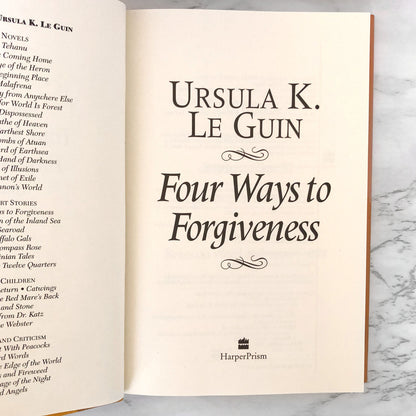 Four Ways to Forgiveness by Ursula K. Le Guin [FIRST EDITION / FIRST PRINTING]