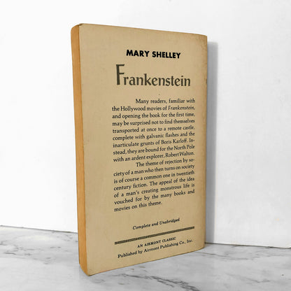 Frankenstein by Mary Shelley [1963 PAPERBACK]