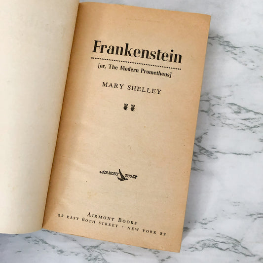 Frankenstein by Mary Shelley [1963 PAPERBACK]