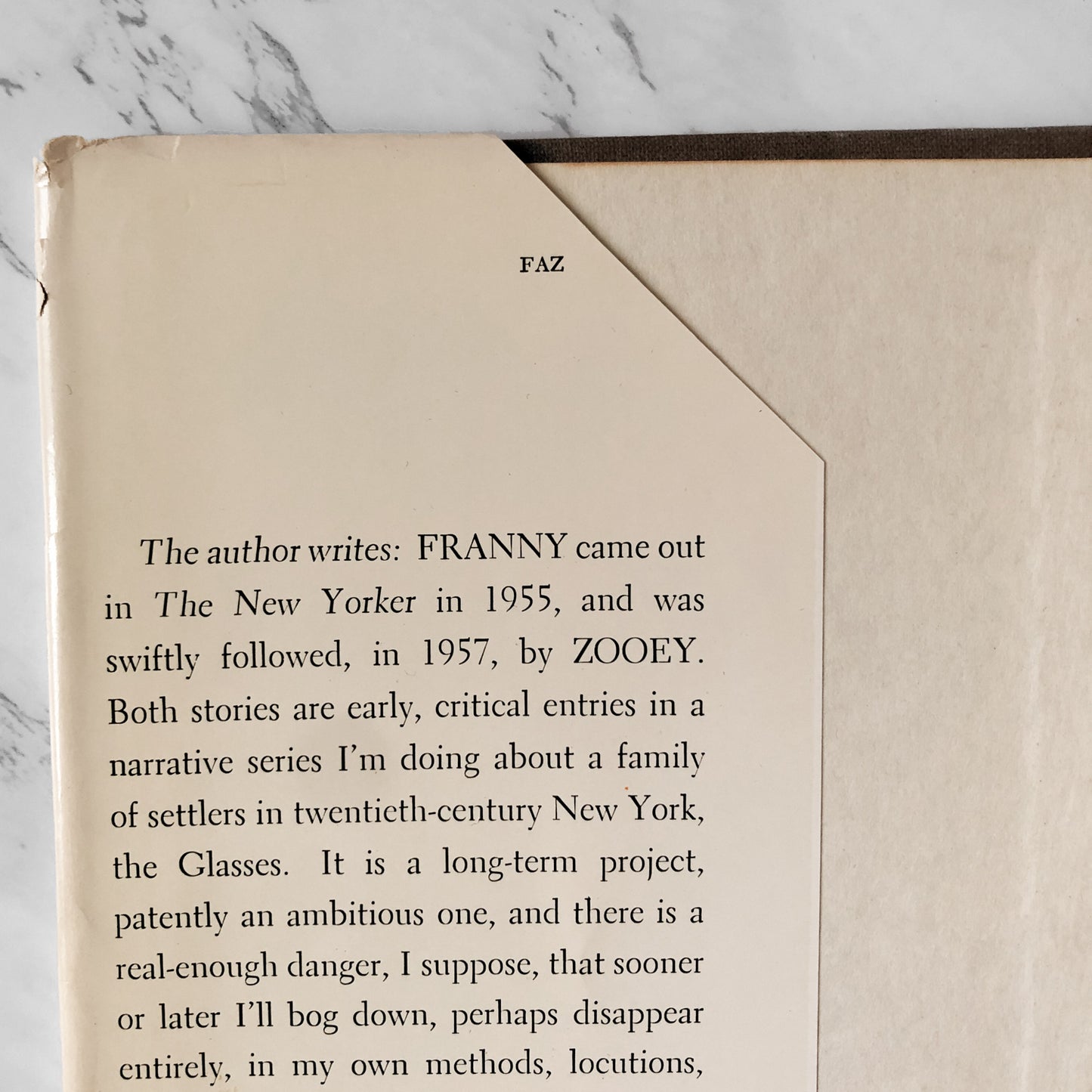 Franny and Zooey by J.D. Salinger [FIRST EDITION / 7TH PRINTING] - Bookshop Apocalypse