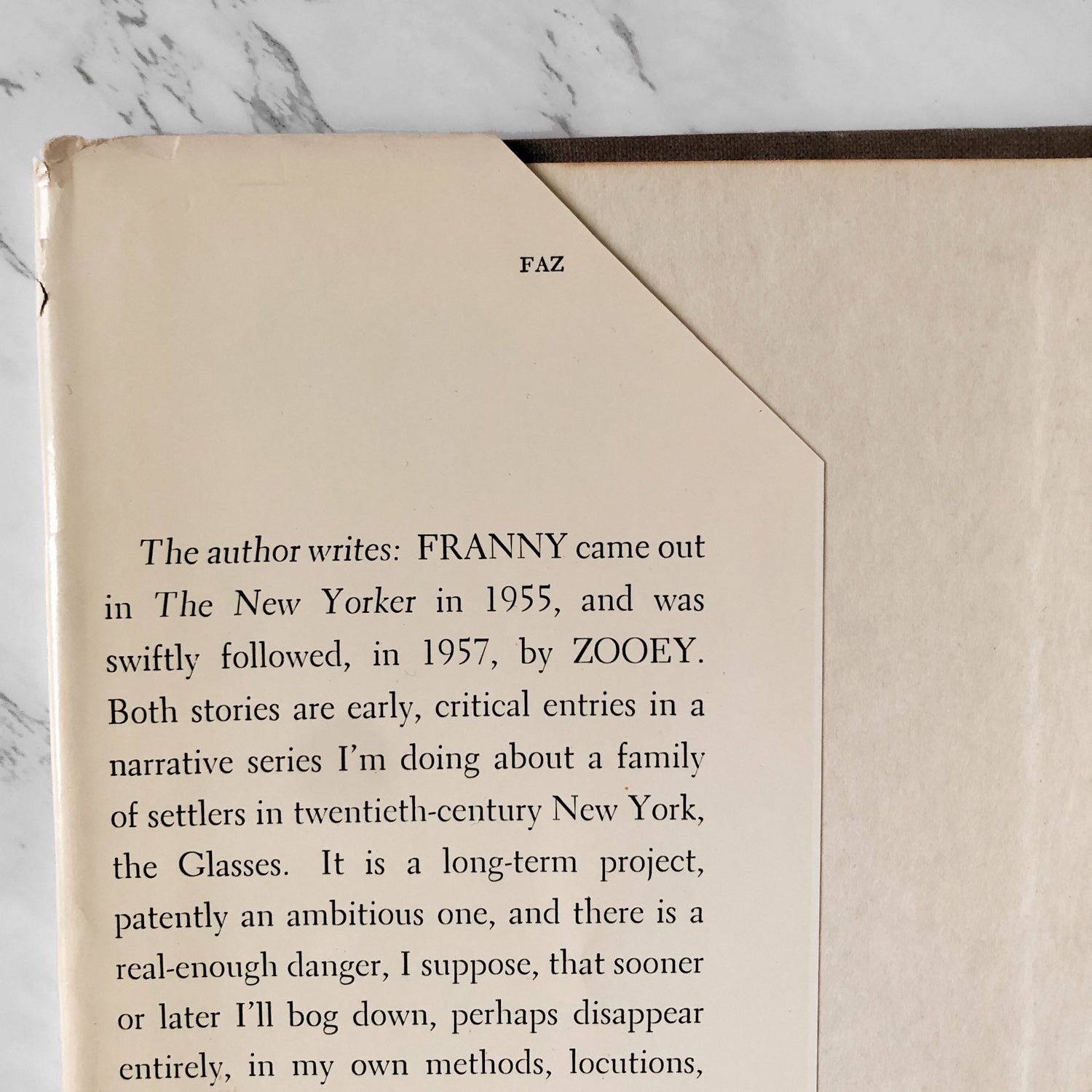 Franny and Zooey by J.D. Salinger [FIRST EDITION / 7TH PRINTING] - Bookshop Apocalypse