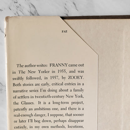 Franny and Zooey by J.D. Salinger [FIRST EDITION / 7TH PRINTING] - Bookshop Apocalypse