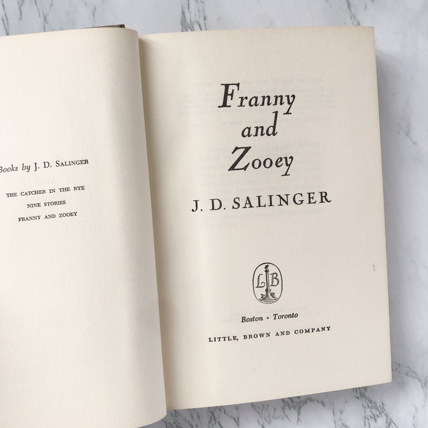 Franny and Zooey by J.D. Salinger [FIRST EDITION / 7TH PRINTING] - Bookshop Apocalypse