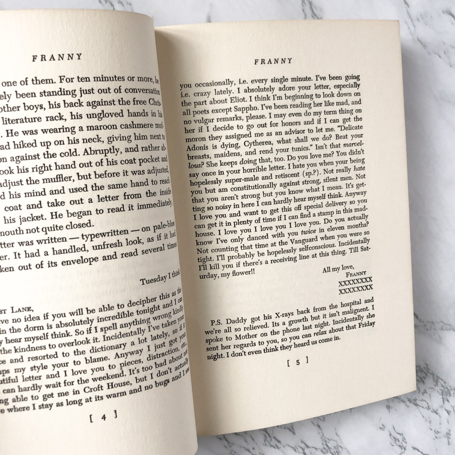 Franny and Zooey by J.D. Salinger [FIRST EDITION / 7TH PRINTING] - Bookshop Apocalypse