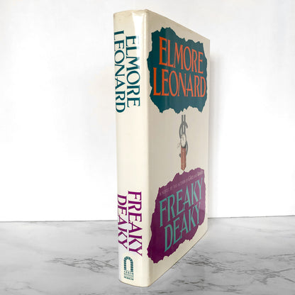 Freaky Deaky by Elmore Leonard [1988 HARDCOVER[