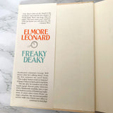 Freaky Deaky by Elmore Leonard [1988 HARDCOVER[