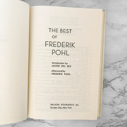 The Best of Frederik Pohl edited by Lester del Rey [BOOK CLUB FIRST EDITION] 1975